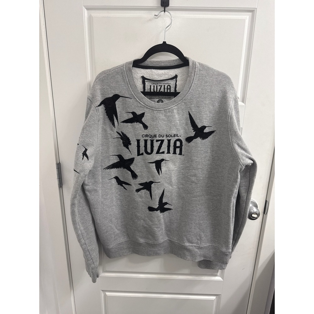Cirque du Soleil Luzia Hummingbird Graphic Sweatshirt Gray XL Womens‎ Pullover